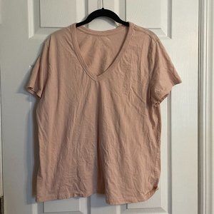 Universal Thread Dusty Pink V-Neck T-Shirt